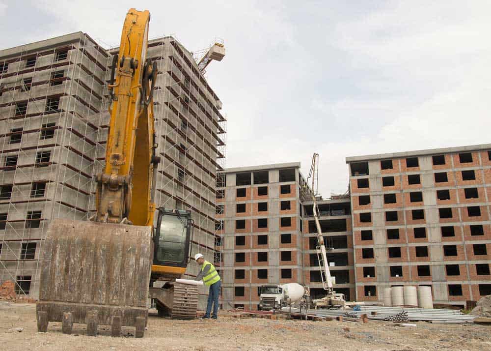 bulldozer and buildings u1380308 fr2